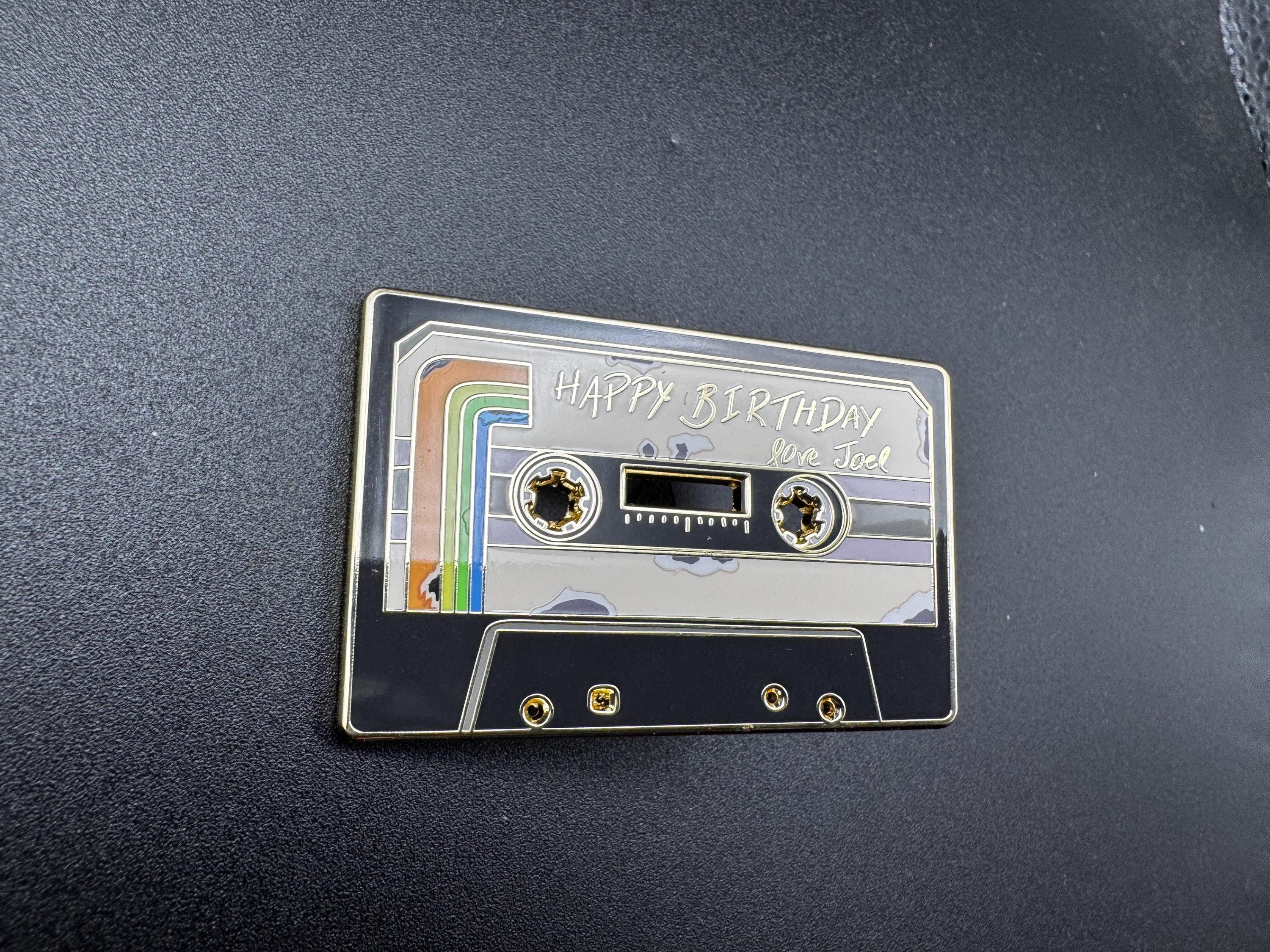 Ellies Birthday Tape Enamel Pin - 2" (Final Run)