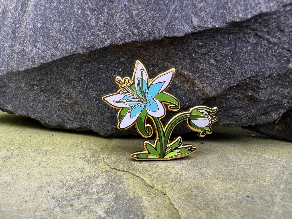 Silent Princess Enamel Pin - 1.5"