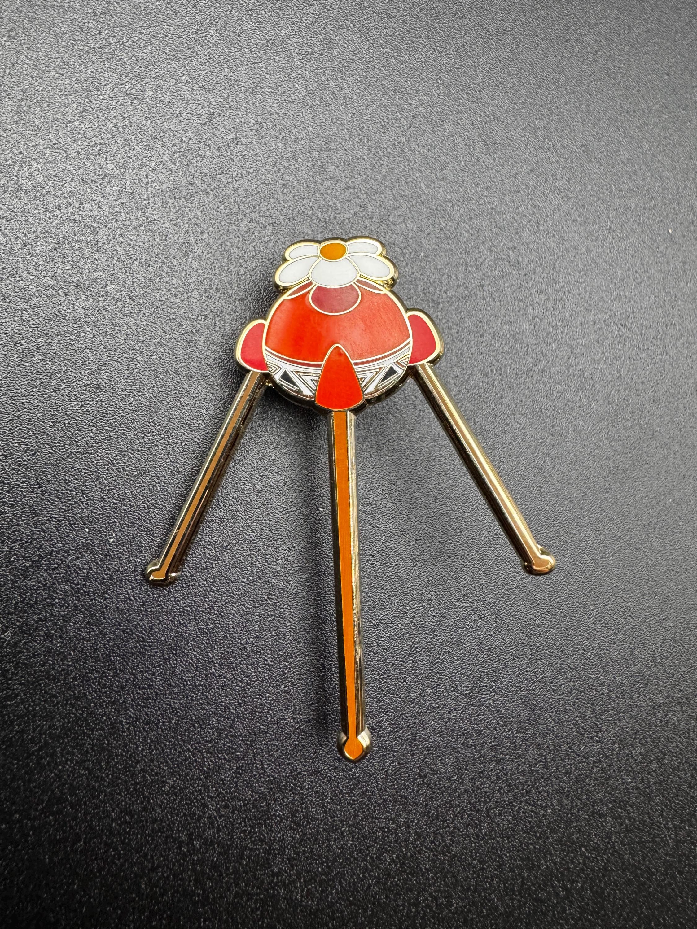 Red Pikmin Onion Enamel Pin - 2" (Final Run)