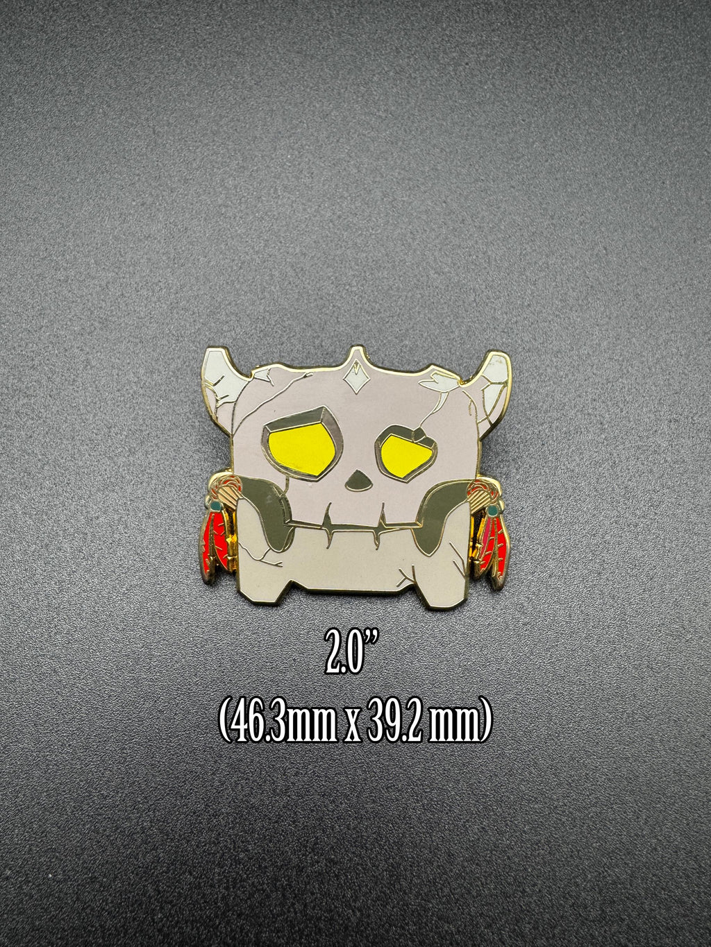 Monster Treasure Chest Enamel Pin – 2" (Final Run)