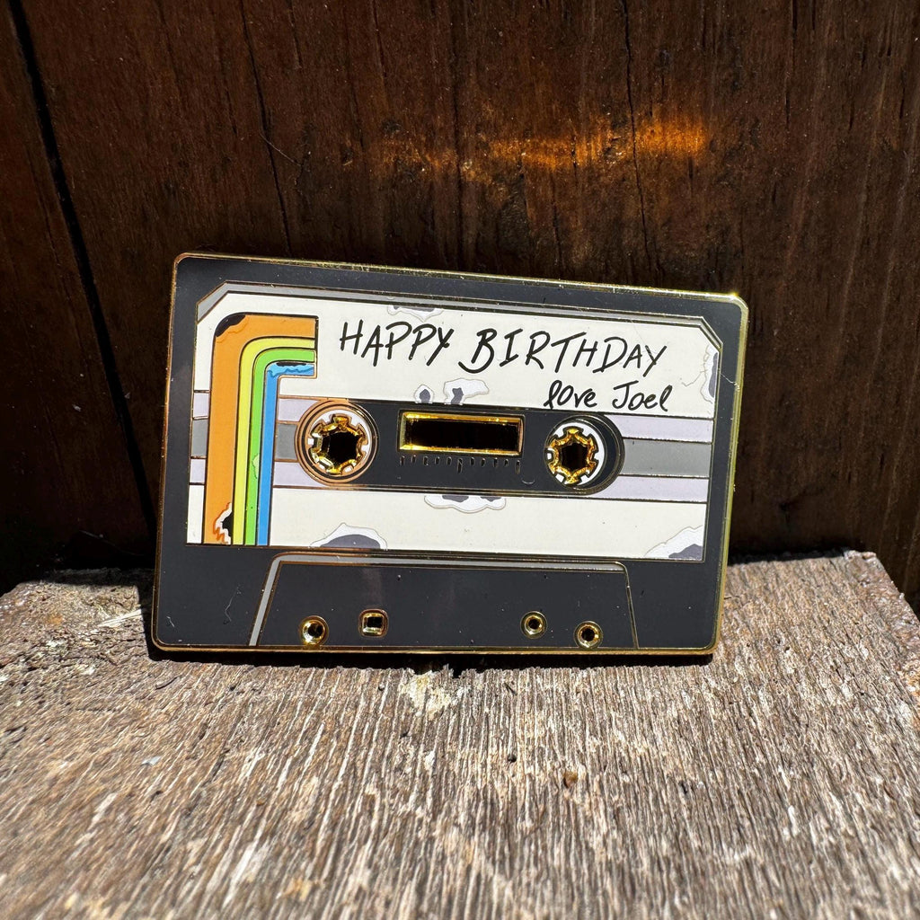 Ellies Birthday Tape Enamel Pin - 2" (Final Run)