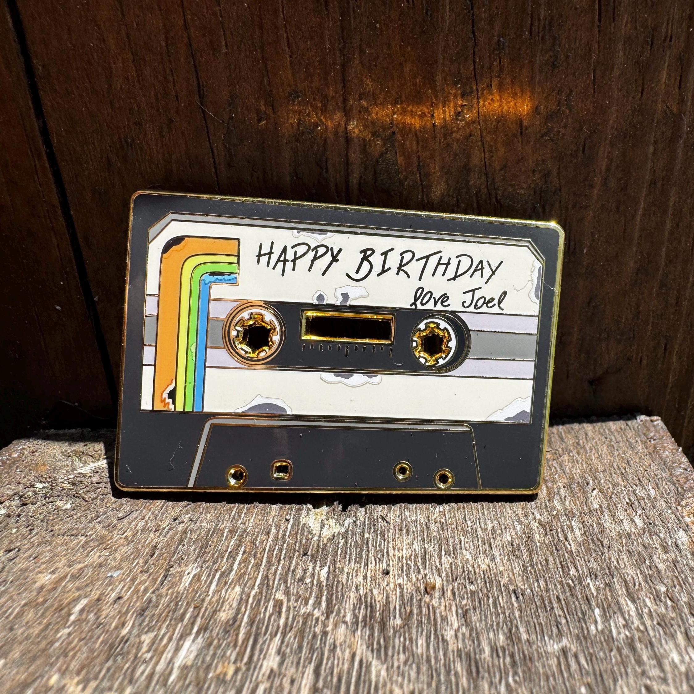 Ellies Birthday Tape Enamel Pin - 2" (Final Run)