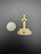 Master Sword In Stone Enamel Pin - 2" (Final Run)